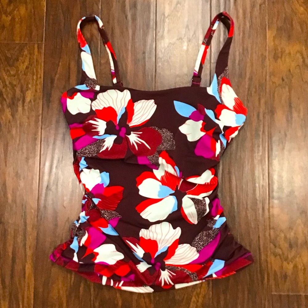 Athleta Brown Tankini Top